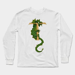 Green Dragon Letter T 2023 Long Sleeve T-Shirt